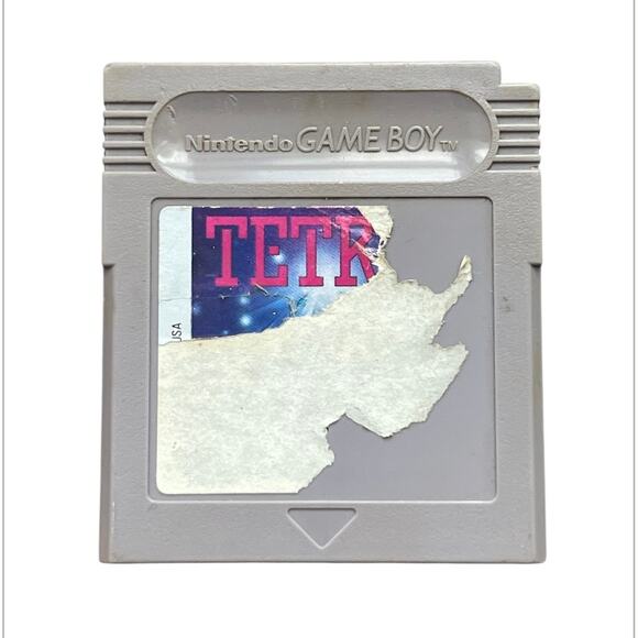 Tetris Nintendo gameboy game cartridge vintage 80s nostalgia gamer - Picture 1 of 4
